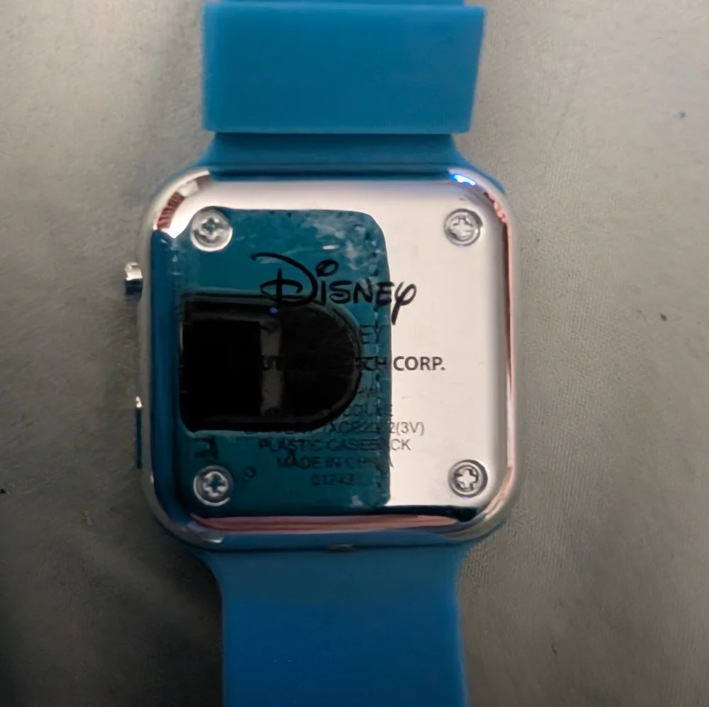 Disney Blue Smartwatch with Floral Design